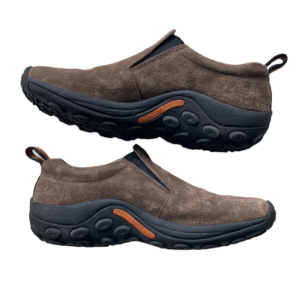 Merrel Brown Jungle Moc Slip On Womens Hiking Walking Shoes Size 9.5